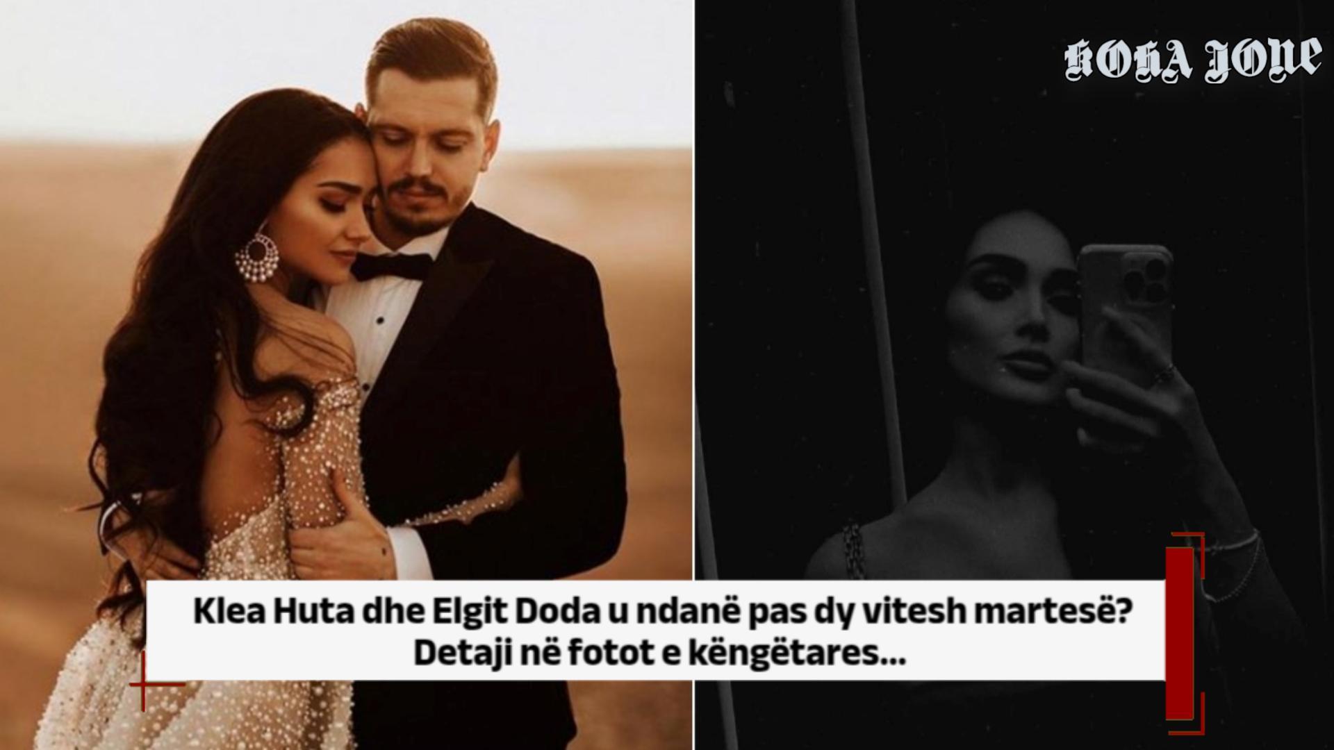 Klea Huta dhe Elgit Doda u ndanë pas dy vitesh martesë? Detaji në fotot e këngëtares…