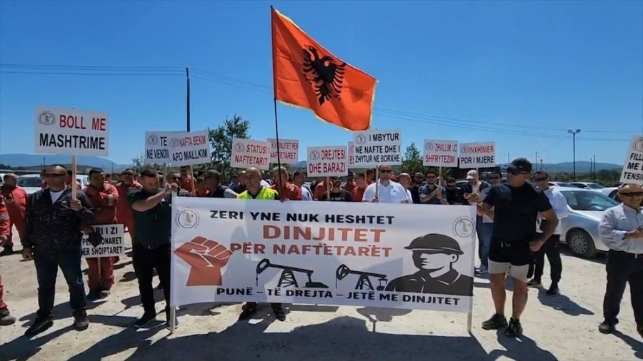 Marinëz, greva e urisë e naftëtarëve hyn në ditën e 13-të: Drejtësi për punën dhe dinjitetin