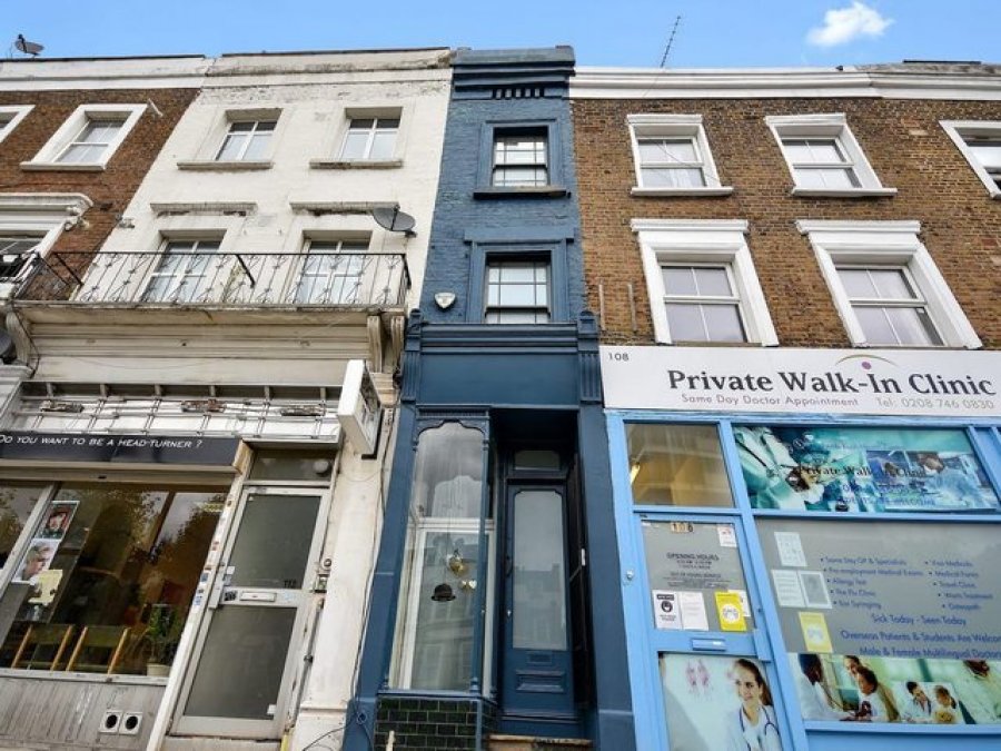 Më pak se 2 metra e gjerë, si duket nga brenda shtëpia më e çuditshme në Londër