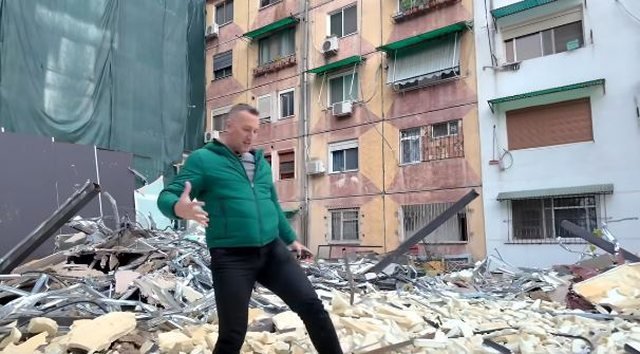 Me video/ Florjan Binaj zbulon “lulishten” e mbuluar me inerte në Tiranë