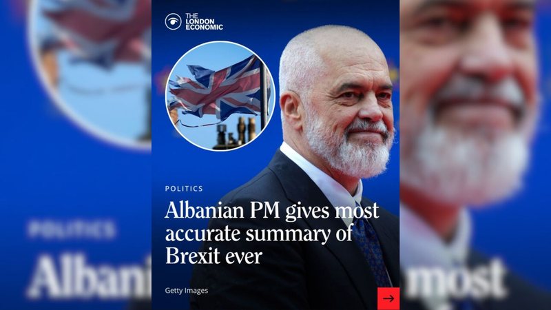 Media britanike jehonë fjalës së Ramës në Londër: Përmbledhja më e mirë për BREX-it