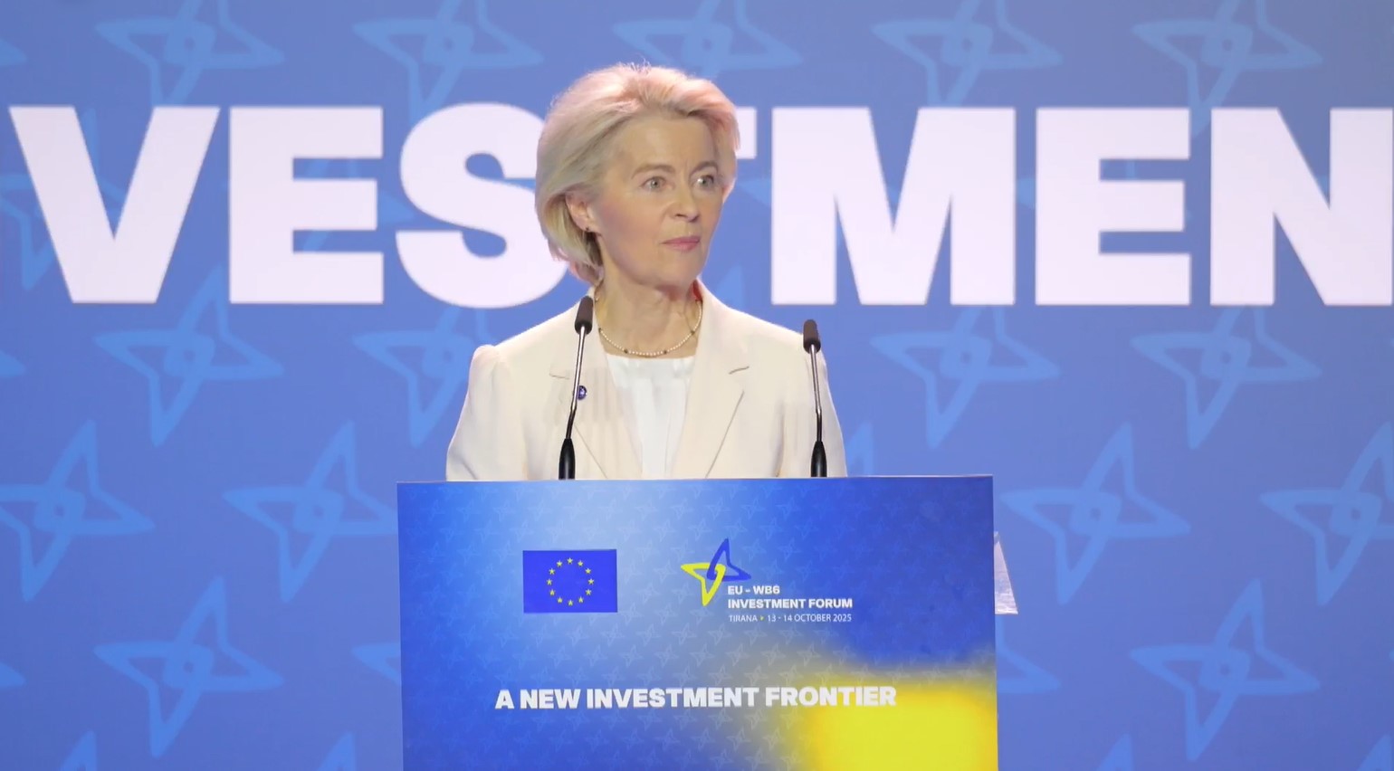 “Mos e lini t’ju humbasë kjo mundësi”, Ursula von der Leyen thirrje investuesve: Koha për të investuar në Ballkanin Perëndimor është tani