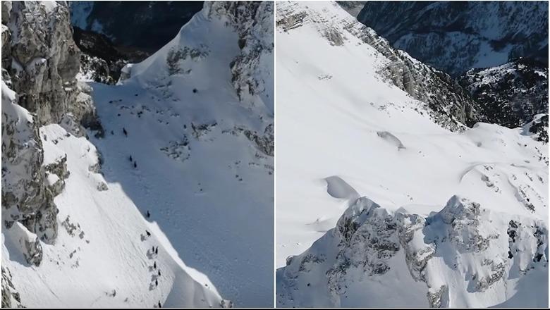 Nën petkun e bardhë të dëborës, pamjet magjepsëse nga Alpet shqiptare