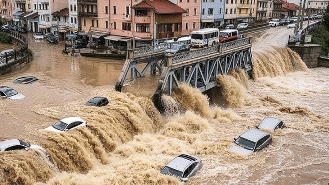 Përmbytje masive nga reshjet e dendura të shiut në Bullgari