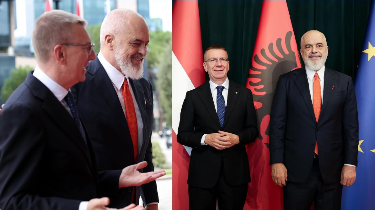 Presidenti i Letonisë në Tiranë, Rama: Kënaqësi të mikpres Edgars Rinkēvičs