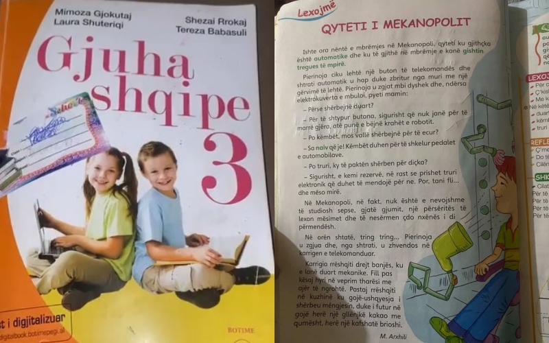 Prindërit kritikojnë tekstin e Gjuhës Shqipe 3: Jo vetëm pa kuptim, por edhe pa fjalë shqipe