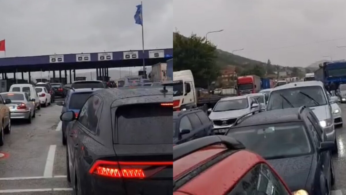 Radhë kilometrike në Morinë, qytetarët presin mbi një orë për të hyrë në Shqipëri