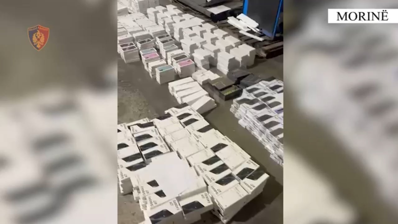 Sekuestrohen celularë dhe medikamente me vlerë mbi 54 milionë lekë në Morinë, vihen në pranga dy persona