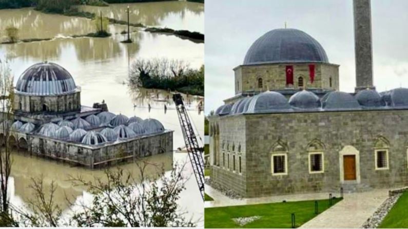 Shiu në Shkodër, Rama ndan pamjet nga Xhamia e Plumbit: Dikur përmbytej çdo vit, sot pas restaurimit nuk cenohet prej reshjeve