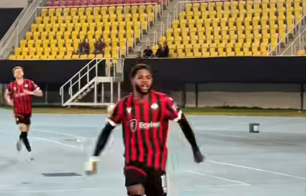 Shkëndija feston fitoren e parë në grupet e Ligës së Konferencës, kuqezinjtë triumfojnë minutat e fundit të ndeshjes