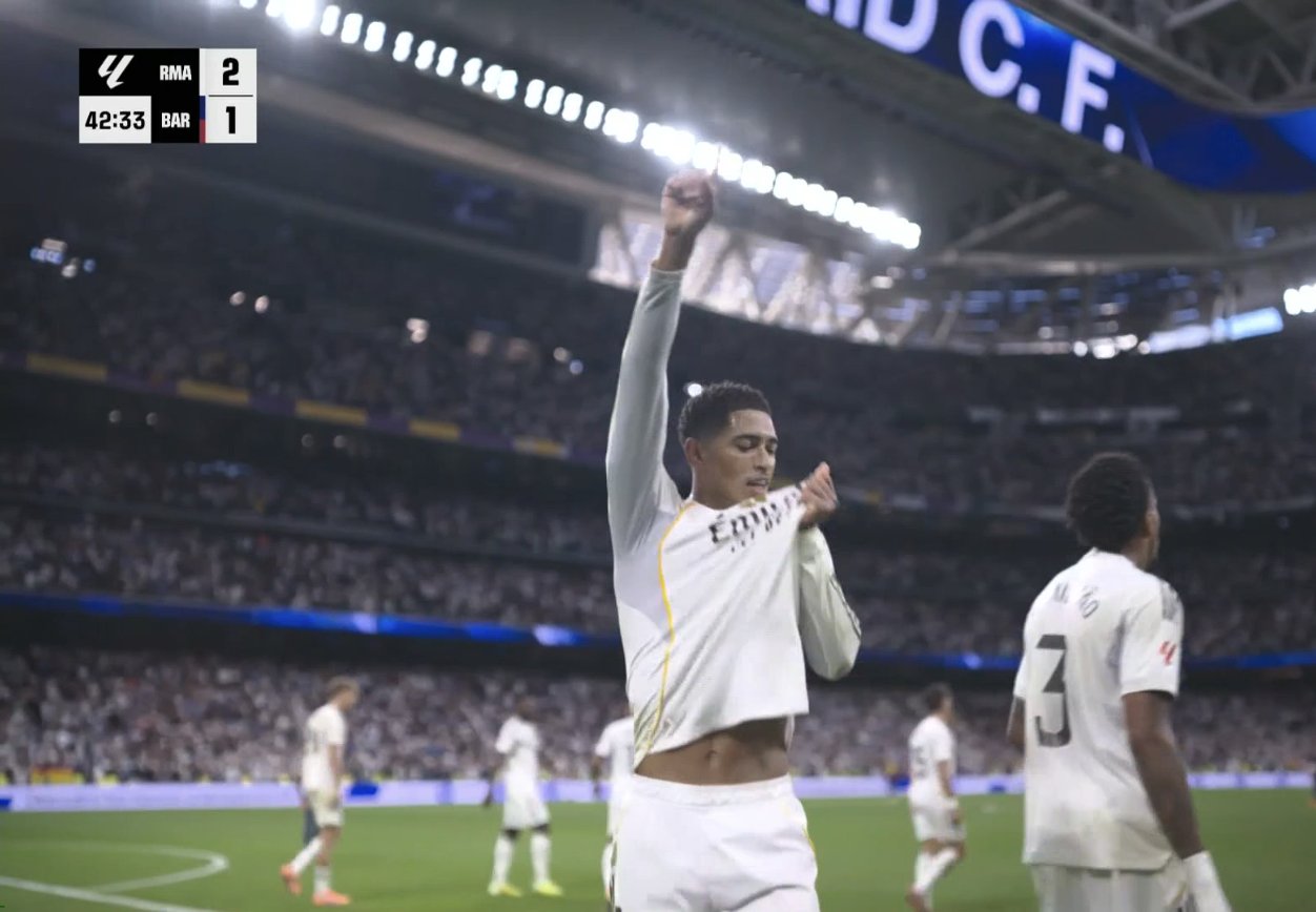 Spektakël në “Bernabeu”. Tre gola të shënuar, madrilenët e mbyllin në avantazh (video)