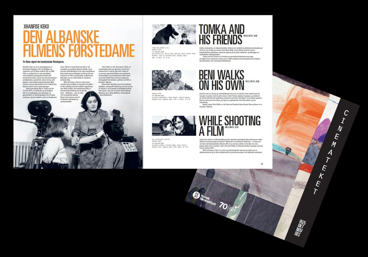 Tribut dedikuar regjisores Xhanfise Keko nga Instituti Norvegjez i Filmit