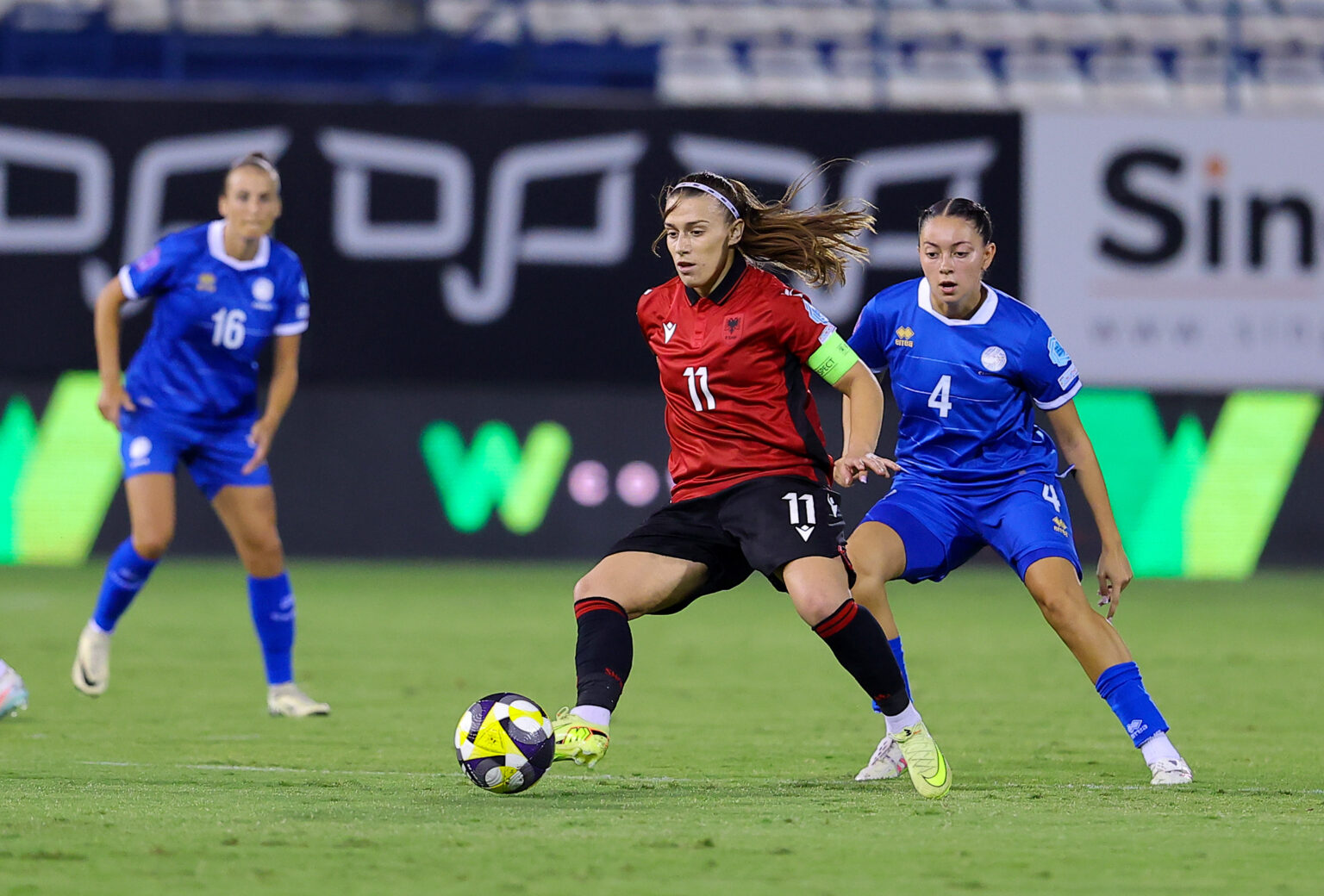 UEFA Nations League për vajza/ Shqipëria luan ndeshjen e parë të fazës play-out kundër Qipros