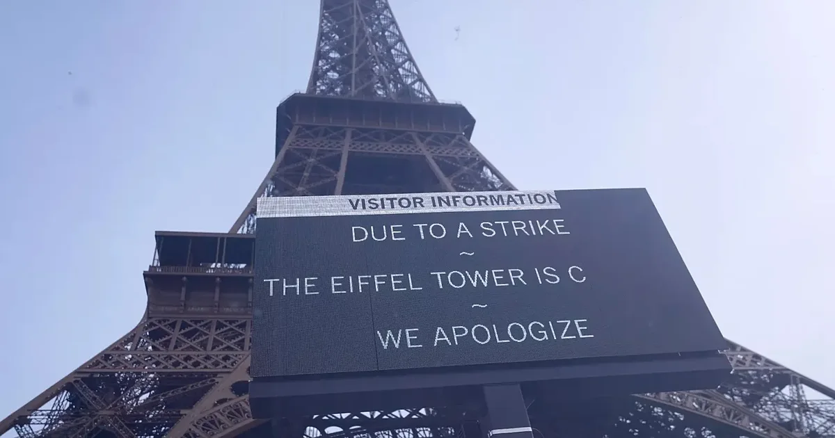 Valë protestash në Francë, grevat mbarëkombëtare ‘kyçin’ Kullën e Eiffel