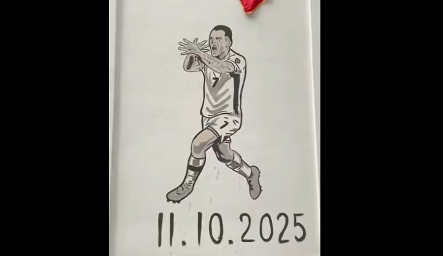 VIDEO / “Heroi i Leskovacit”, Manaj përjetësohet në Mitrovicë me një mural