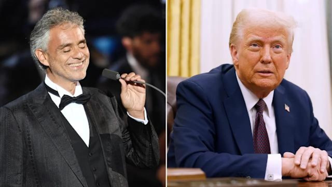 Video/ Trump mirëpret tenorin e njohur italian në Zyrën Ovale, Andrea Bocelli këndon live për presidentin amerikan