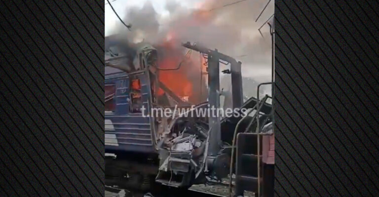 VIDEO/ Ushtria ruse sulmon me dron stacionin hekurudhor, 30 të plagosur