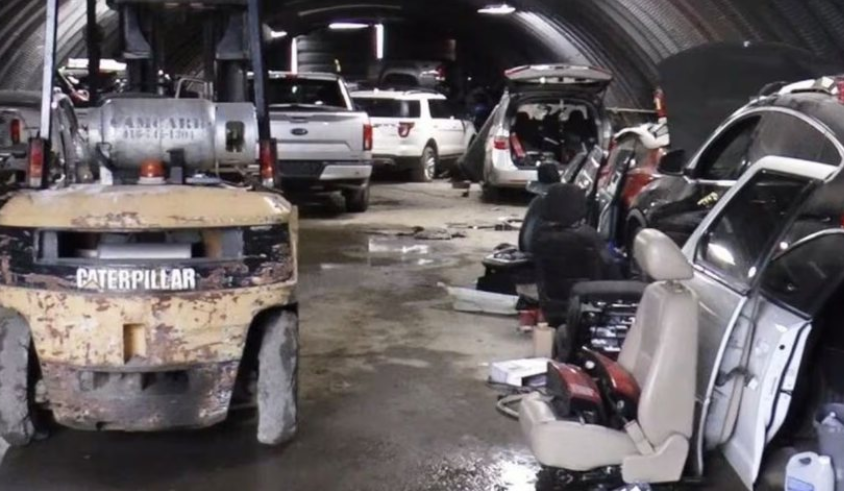 Zbulohet një tunel i mbushur me makina të vjedhura në SHBA