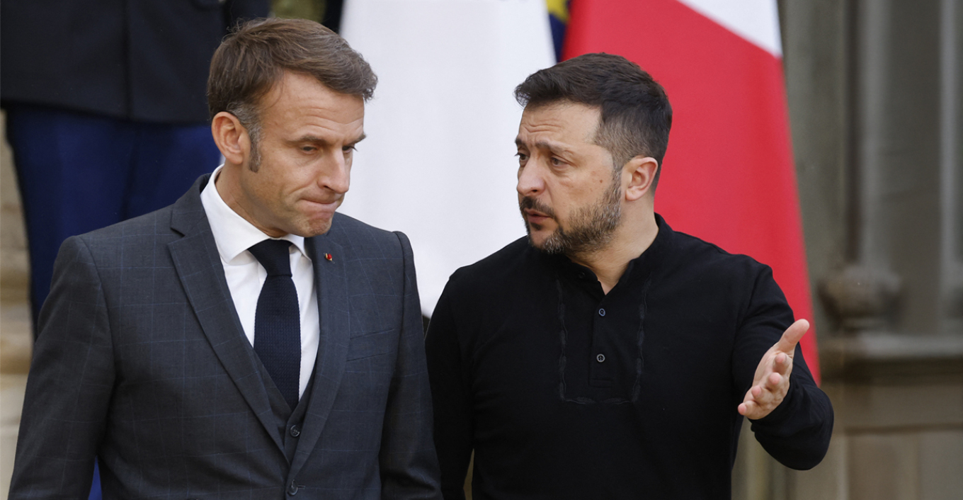 Zelensky dhe Macron bisedë telefonike, në fokus forcimi i mbrojtjes ajrore të Ukrainës