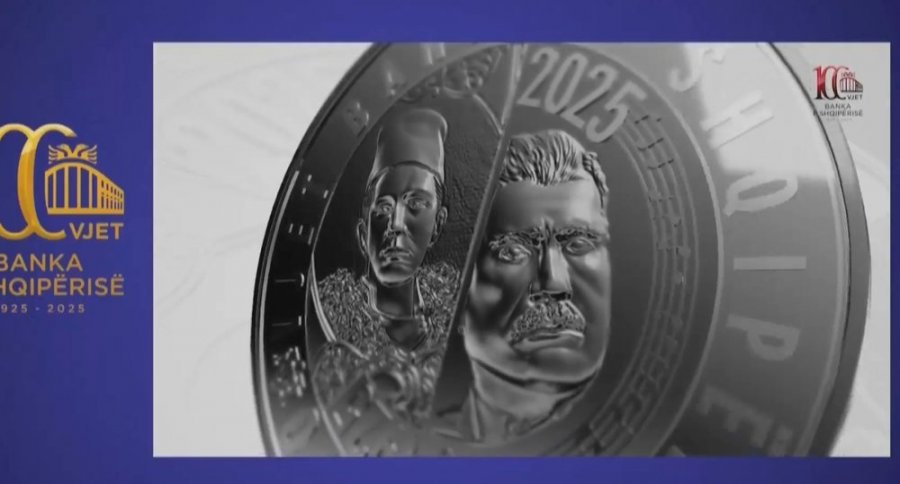 ‘100-vjetori’/ Banka e Shqipërisë prezanton monedhën e re