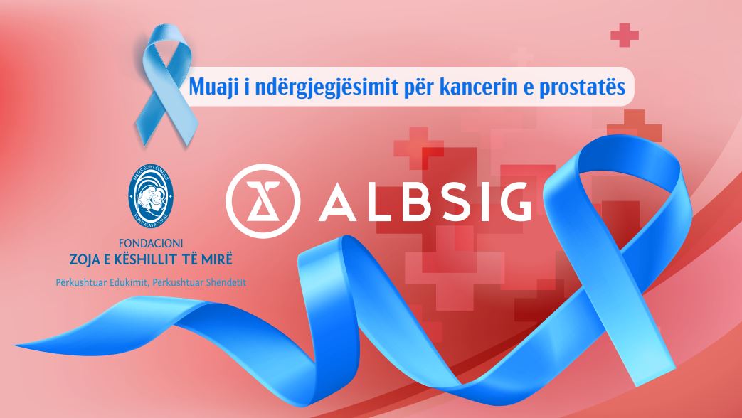 Albsig dhe Spitali “Zoja e Këshillit të Mirë” me paketë të dedikuar për kancerin e prostatës