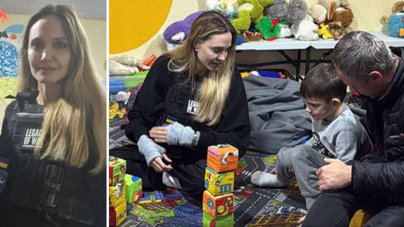 Angelina Jolie në Kherson, ylli i Hollivudit viziton një maternitet dhe një spital në Ukrainë