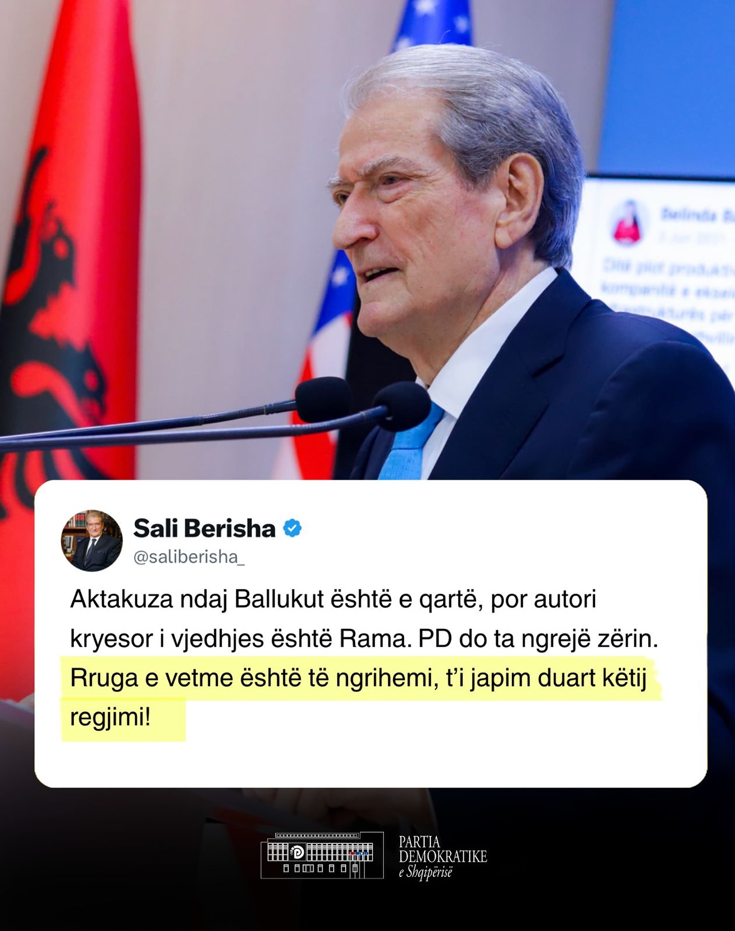 Berisha: Aktakuza ndaj Ballukut është e qartë, por autori kryesor i vjedhjes është Rama