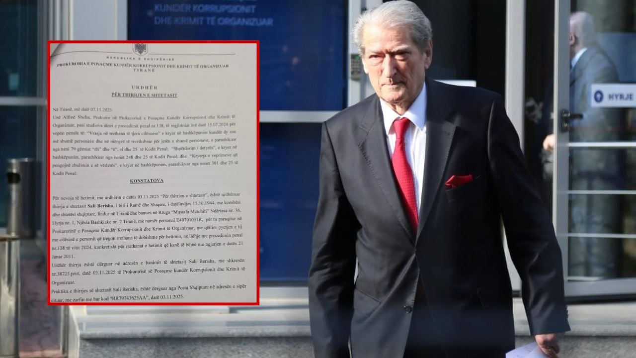 Berisha nuk paraqitet në SPAK për 21 Janarin. Prokuroria e Posaçme ia çoi fletëthirrjen në Kuvend, grupi i PD e refuzoi