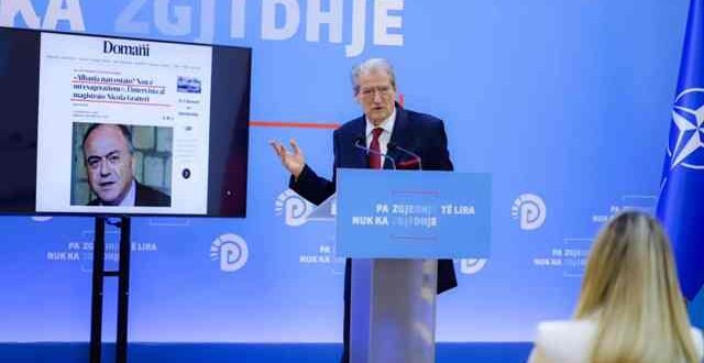 Berisha publikon deklaratën e Grattierit: Me këto publikime askush nuk mund të kundërshtojë lidhjet e Edi Ramës me narko-terroristët!