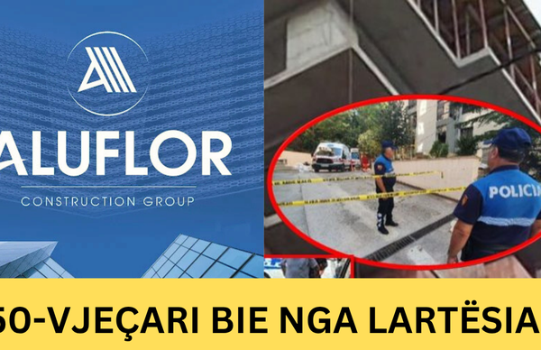 Bie nga lartësia punonjësi i “ALUFLOR”. 50-vjeçari mbahet i intubuar në Spitalin e Traumës