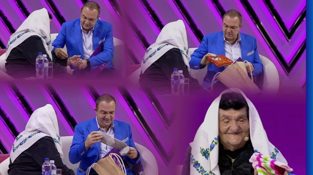 Çorape leshi e llokume… Diella surprizon Gjebrean me dhurata