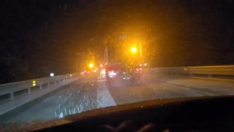 Dëbora mbulon zonat malore në Kukës, ‘prek’ edhe disa segmente të Rrugës së Kombit