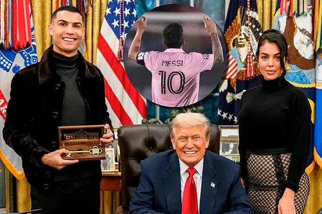 Demokratët i përgjigjen Trumpit me një video të Messit, pas vizitës së CR7 në “Shtëpinë e Bardhë”