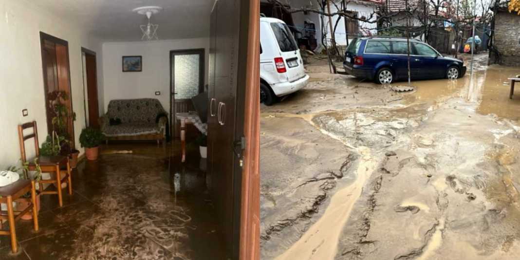 Dhjetëra banorë të bllokuar, reshjet izolojnë fshatra në Maliq e Pogradec