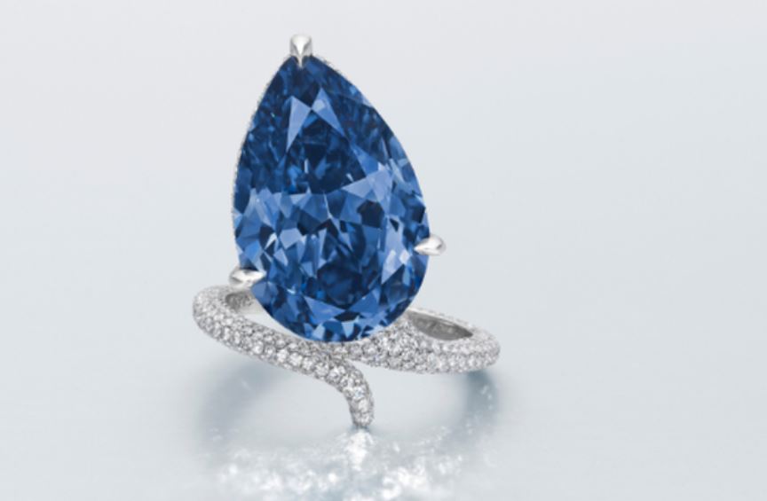 Diamanti i rrallë blu 9.51 karatësh del në ankand në Gjenevë