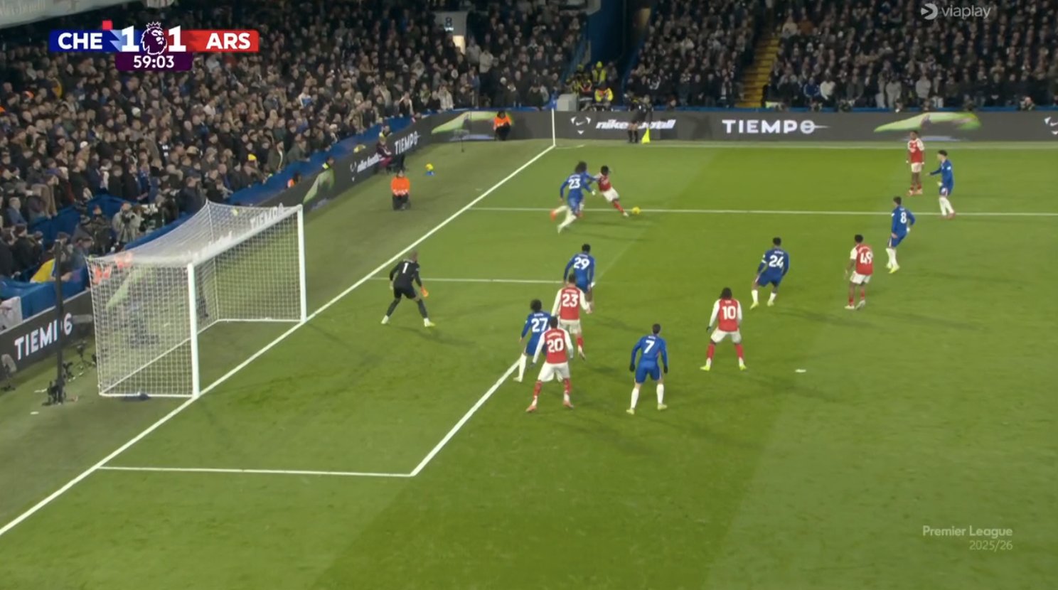 Dy gola të shpejtë në “Stamford Bridge”, spektakël në Chelsea-Arsenal (video)