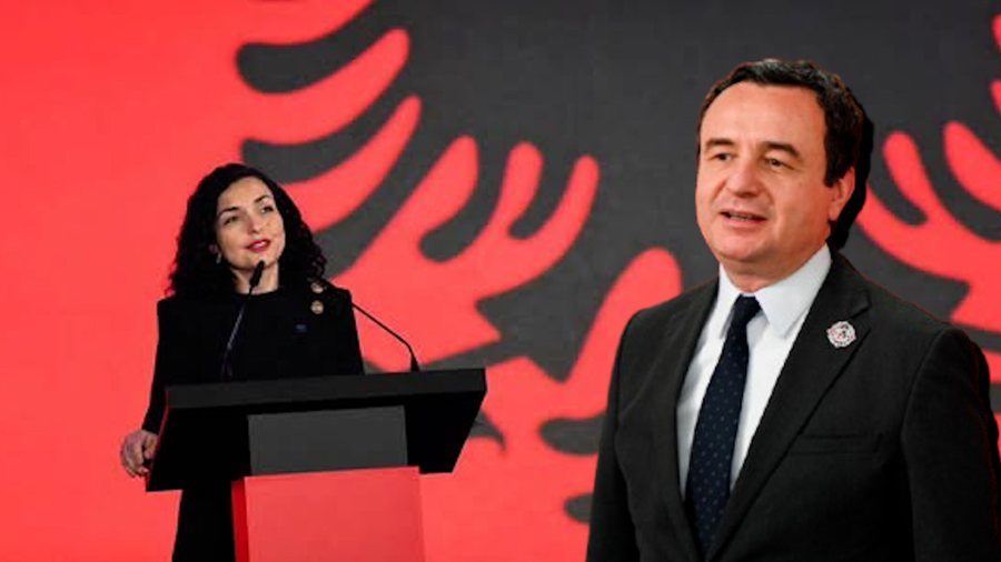 “Dy shtete, një komb, dy flamuj, një zemër”, Osmani dhe Kurti urojnë Pavarësinë