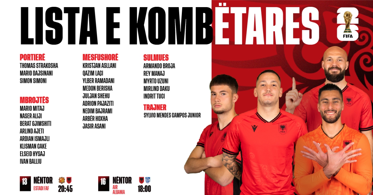 EMRAT – Cilët janë “gladiatorët” që Silvinjo u beson realizimin e ëndrrës së Botërorit…