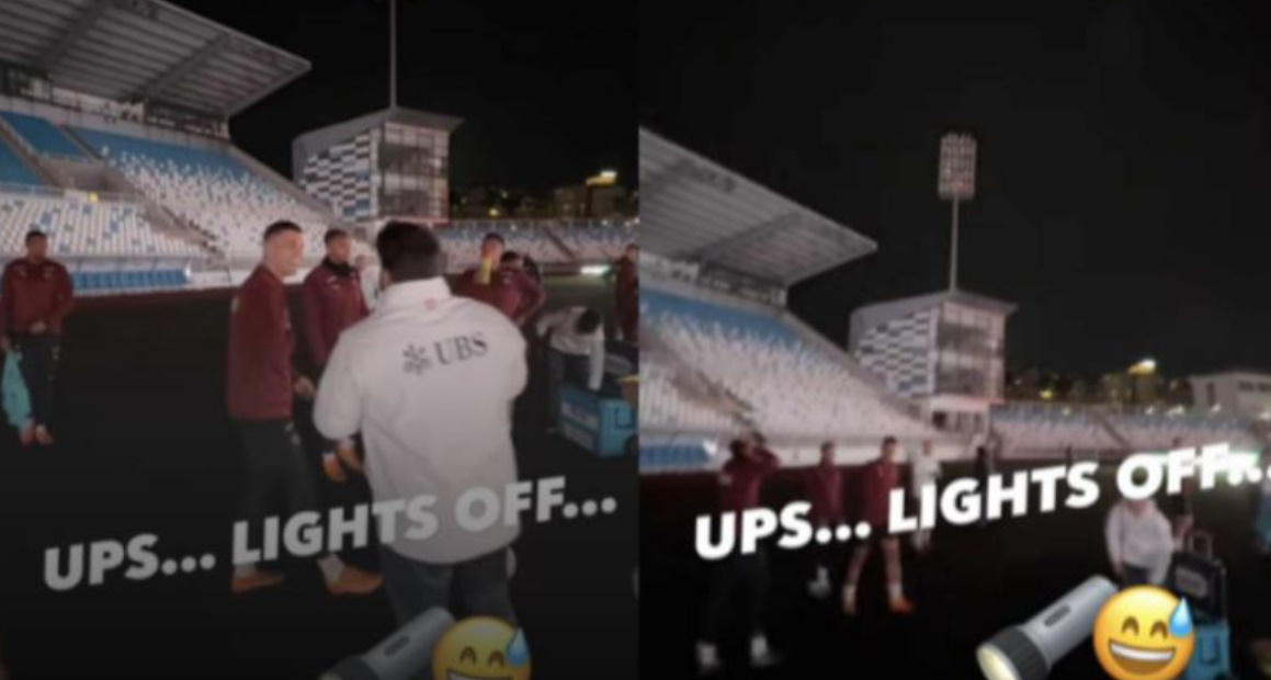 Fiken dritat në “Fadil Vokrri”, Zvicra e kryen stërvitjen në errësirë