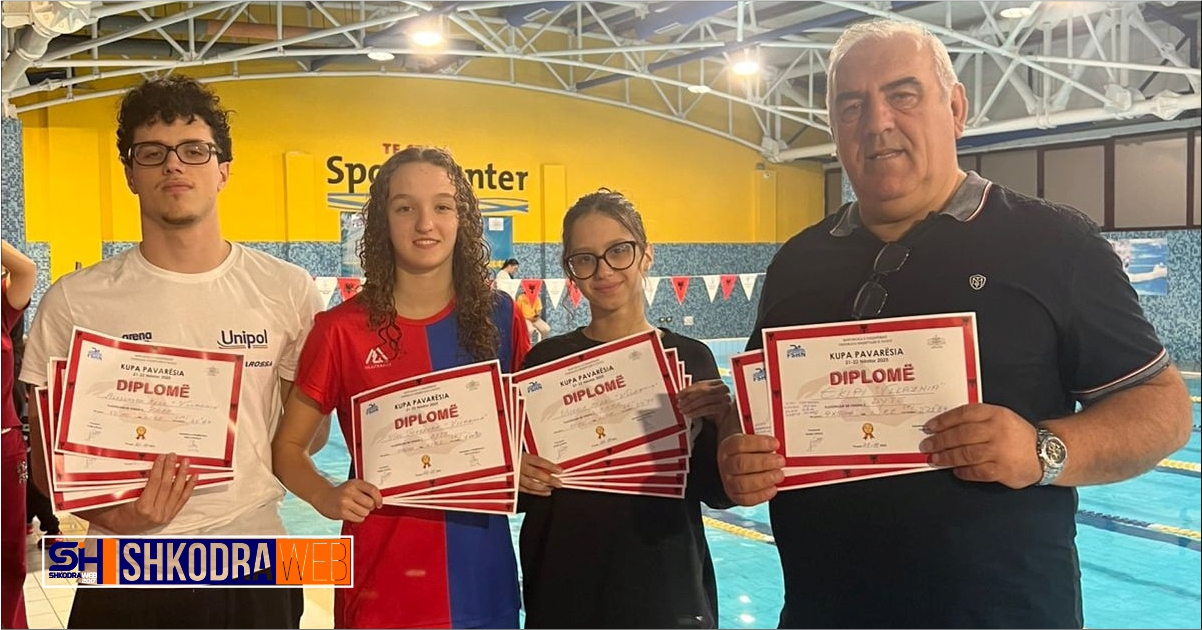 FOTO – Ekipi “Shkodra Not” shkëlqen, Joel Golemi vendos rekordin e ri kombëtar…