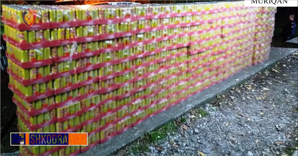 FOTO – Sekuestrohen në Muriqan rreth 8500 kanaçe pije freskuese kontrabandë, arrestohet 46- vjeçari…