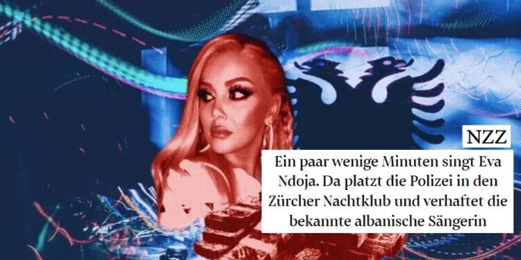 Gazeta zvicerane: Arrestimi një i këngëtareje shqiptare dhe hijet e klubeve të natës