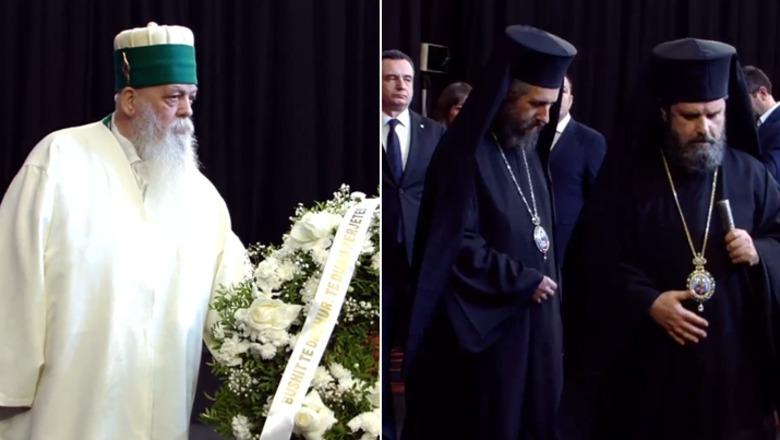 Homazhet në nder të Fatos Nanos, pjesë edhe krerët e besimeve fetare