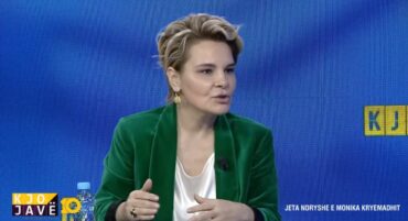 “Ka një tavolinë me 4 fytyra”/ Monika Kryemadhi sulmon PL-në: Mendojnë se bëjnë politikë duke…