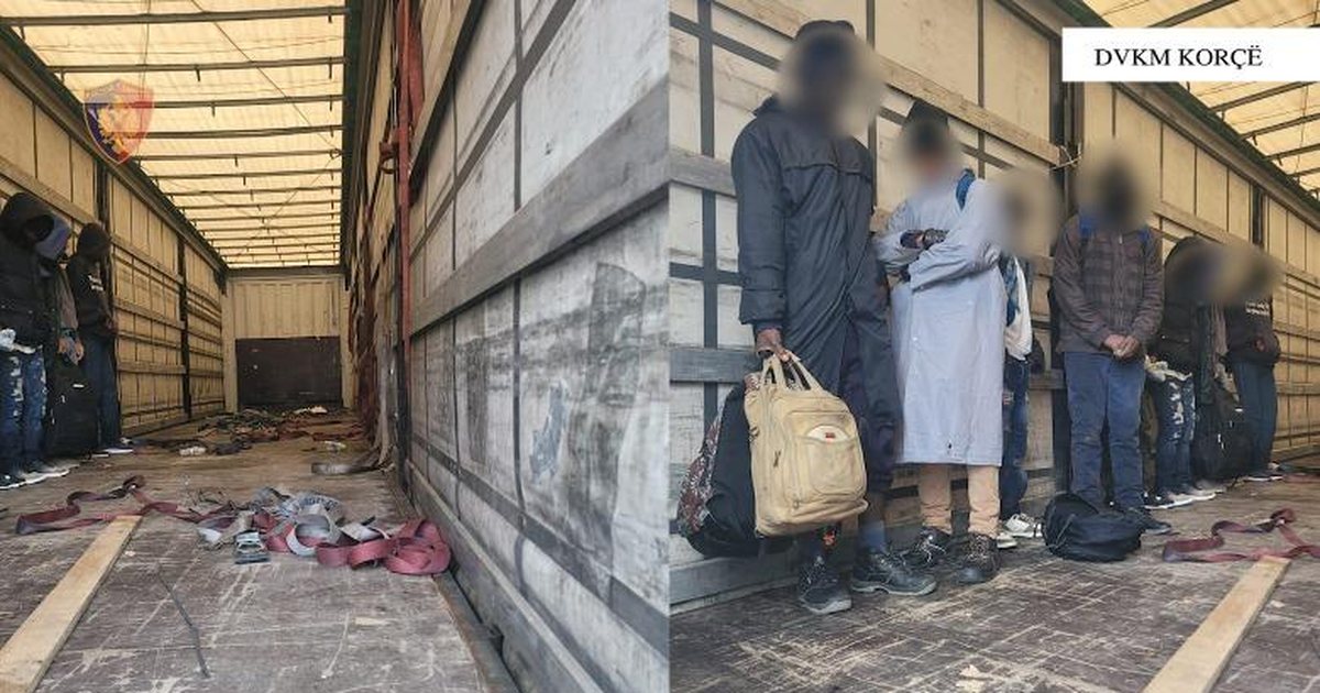 Kishte fshehur 8 emigrantë në kamion për të kaluar ilegalisht kufirin, arrestohet malazezi 52-vjeçar në Korçë