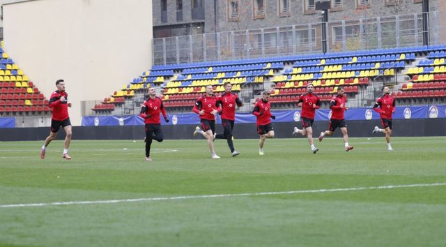 Kombëtarja zhvillon stërvitjen e radhës, gati për Anglinë