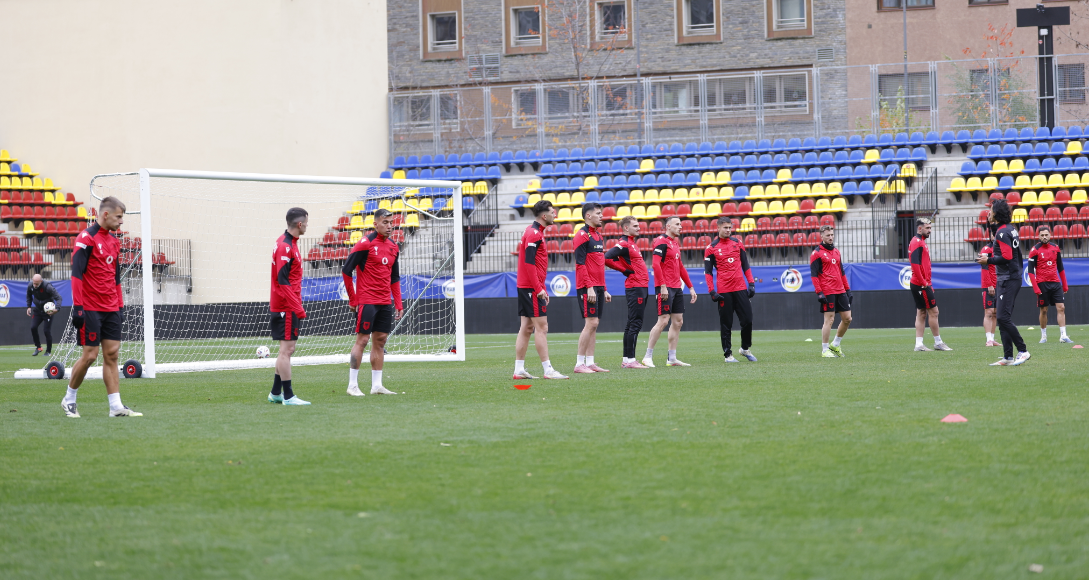 Kombëtarja zhvillon stërvitjen e radhës, pasdite udhëton drejt Tiranës