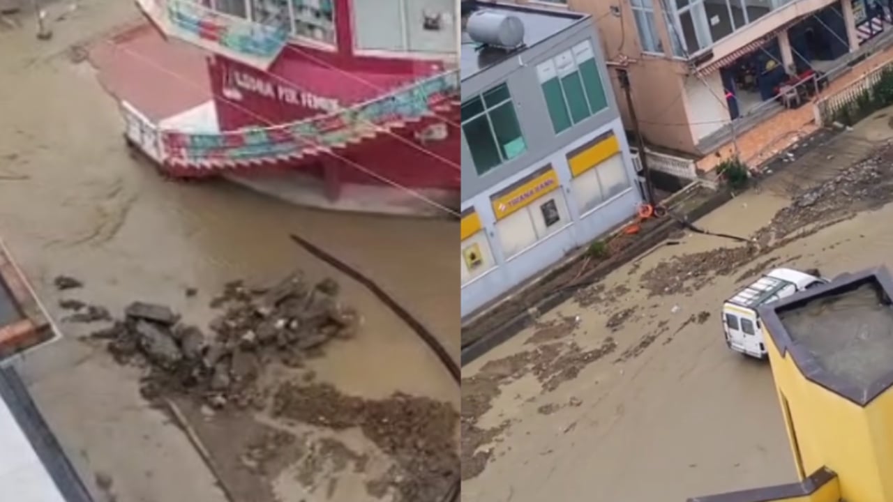 Lezha përfshihet nga reshjet e dendura, përmbyten disa lagje, emergjencat në terren