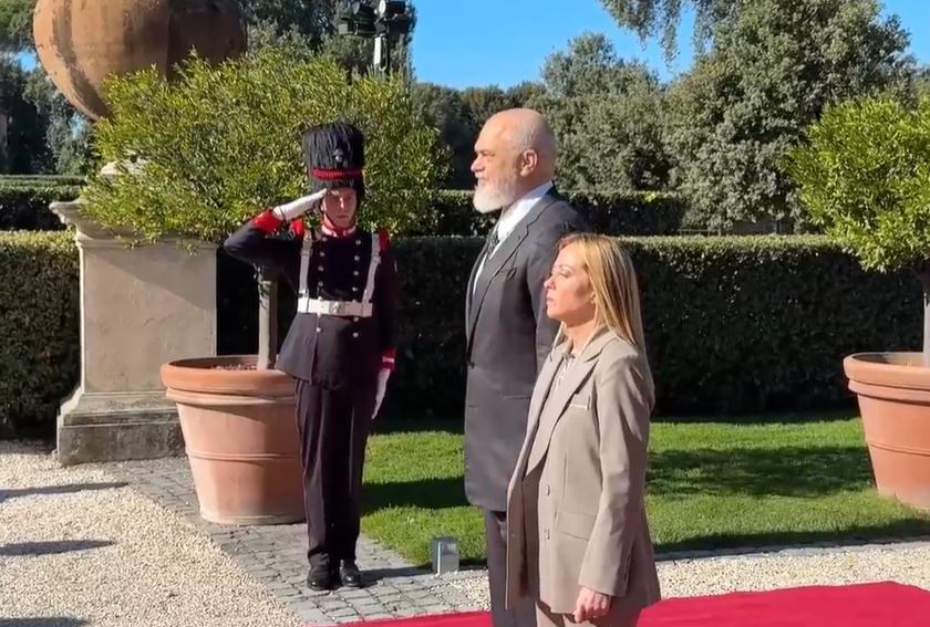 LIVE! Nis mbledhja e qeverive Itali-Shqipëri, Rama pritet nga Meloni me ceremoni zyrtare