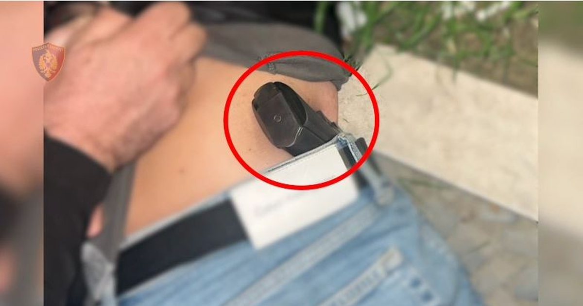 Me pistoletën në brez, arrestohet nga “Operacionalja” 33-vjeçari në Lushnje